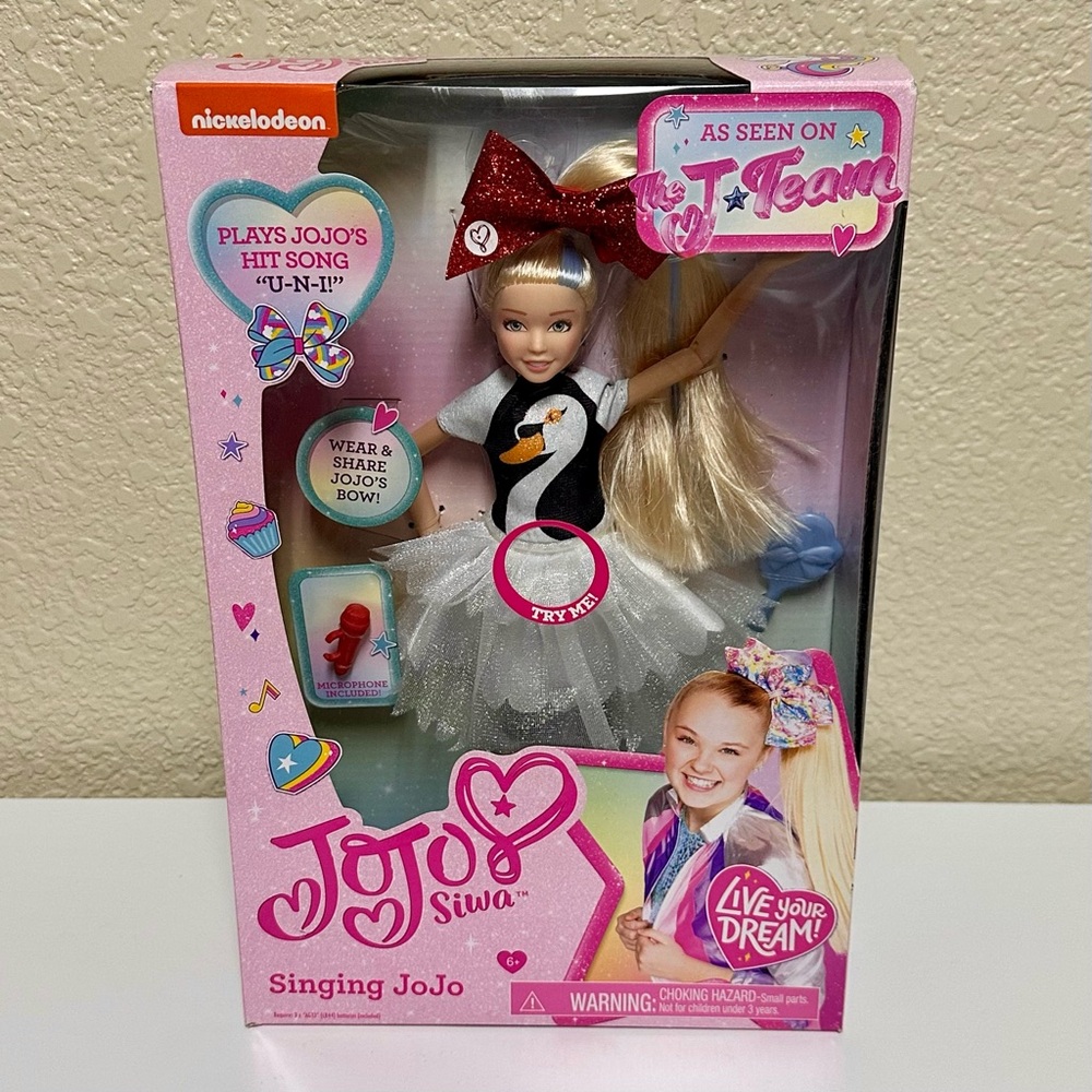 NEW IN BOX✨ Jojo Siwa Singing Doll U-N-I Swan The J Team Nickelodeon